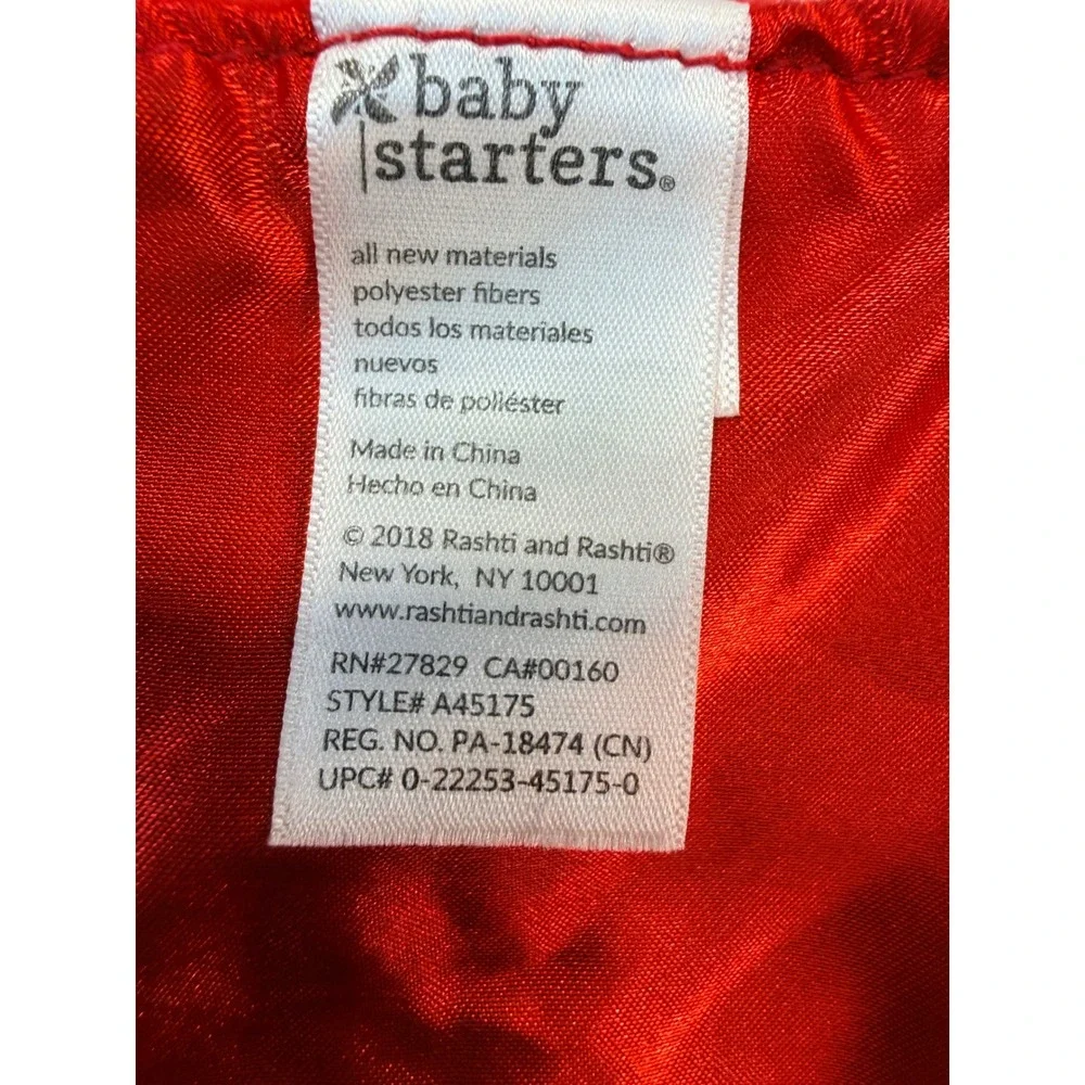 My First Christmas Sock Monkey Baby Security Blanket Red Plush Lovey Santa Hat